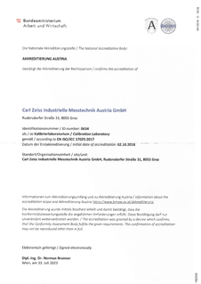 Pregled slike ISO 17025 : 2017 Certifikat