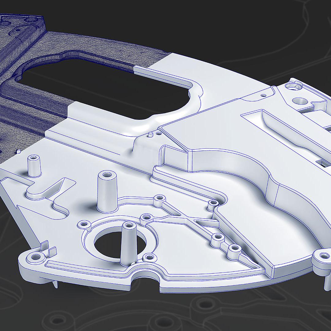Surface reconstruction and tool correction