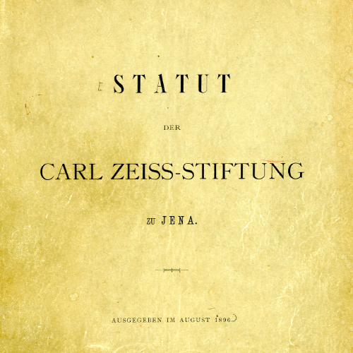 Slika statusa zaklade Carl Zeiss. 